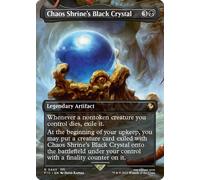 Chaos Shrine's Black Crystal (Borderless Scene Foil) | FINAL FANTASY Commander