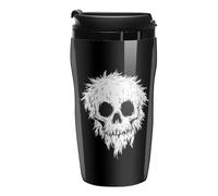 Chaos Skull Skeleton Coffee Cup Reusable Travel Mug Double Wall Thermal Insulated with Lid Hot Cold Drinks