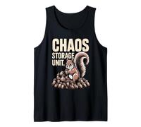 Chaos Storage Unit Funny Squirrel with Acorns Tank Top