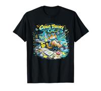 Chaos Theory Cat Design - Funny Nerd Science Cat T-Shirt