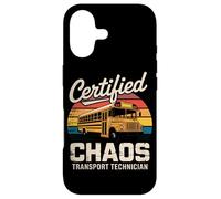 Chaos Transport Technician Funny School Bus Driver Case for iPhone 17
