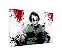 Chaos Unleashed Joker Blood Movie & TV Canvas Prints - Iconic Poster Wall Art for Home Cinema, Office, Bedroom Large (30 x 20 cm - 12" x 8" inch)