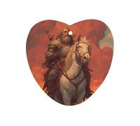 Chaos Warriors Horseman Car Air Fragrance Tablets Love form | Hanging Interior Home Decor Freshener Aromatherapy Pads