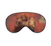 Chaos Warriors Horseman Sleep Eye Mask Night Shade Cover Soft Adjustable for Travel Naps