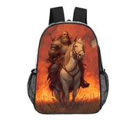 Chaos Warriors Horseman Unisex Transparent Backpacks Clear Bag Large Capacity for Travel