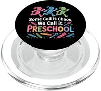 Chaos We Call It Preschool Teachers School Staff Squad PopSockets PopGrip for MagSafe