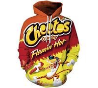Chaos World Men's Novelty Hoodie Halloween Realistic 3D Print Pullover Unisex Casual Sweatshirt - Multicolored - XXL
