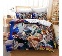 CHAOSE-UKB Duvet Cover Set for Kids Cartoon My Hero Academia, for Kids Girls Children's Home Textile Bedding (hero 06,Single(135x200cm))