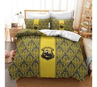 CHAOSE-UKB Thermal 100% Egyptian Cotton- Hotel Quality Bedding Sets Harry Potter, School of Magic Duvet Cover, Queen Size 3pcs (pattern 01,Double(200x200cm))