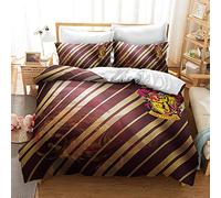 CHAOSE-UKB Thermal 100% Egyptian Cotton- Hotel Quality Bedding Sets Harry Potter, School of Magic Duvet Cover, Queen Size 3pcs (pattern 04,King(220x230cm))
