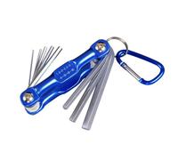 ChaoShaner 1 Set Reusable Folding Hex Key Wrench Useful Convenient Hexagonal Wrench Set Portable Allen Key Set for Home Repair General Applications