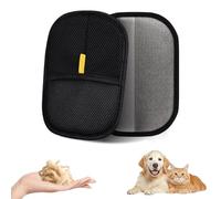 ChaoShaner 2Pcs Pet Hair Removal Gloves Comfortable Double Sided Pet Grooming Useful Pet Hair Remover Pad for Grooming, Deshedding, Washing
