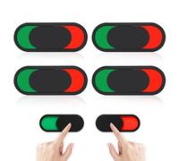 CHAOTEMAI 4 PCS Do Not Disturb Door Sign, Do Not Disturb Toilet Occupied Signs Self Adhesive No Drilling Red Green Slider Indicator for Home Bedroom Office Conference Hotles Hospital
