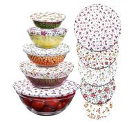 CHAOTEMAI 5 PCS Bread Proofing Cover, Reusable Sourdough Starter Kit Highly Elastic Durable and Non Stick, Bowl Covers for Bread Proofing for Rising Dough Bread Baking Sourdough Food Storage