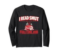 Chaotic Book Lover Unhinged Reader Dark Academia Humor Long Sleeve T-Shirt