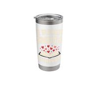 Chaotic Book Lover Unhinged Reader Dark Academia Humor Stainless Steel Insulated Tumbler