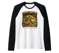 Chaotic Good Dad The House is A Mess But The Kids are Alive Raglan Baseball Tee