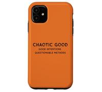 Chaotic Good Good Intentions Questionable Methods, Funny D20 Case for iPhone 11