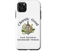 Chaotic Good Good Intentions Questionable Methods, Funny D20 Case for iPhone 11 Pro Max