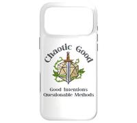 Chaotic Good Good Intentions Questionable Methods, Funny D20 Case for iPhone 17 Pro Max