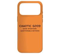 Chaotic Good Good Intentions Questionable Methods, Funny D20 Case for iPhone 17 Pro Max