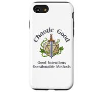 Chaotic Good Good Intentions Questionable Methods, Funny D20 Case for iPhone SE (2020) / 7/8