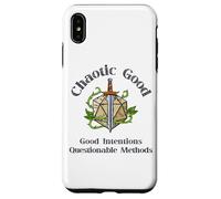 Chaotic Good Good Intentions Questionable Methods, Funny D20 Case for iPhone XS Max