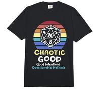 Chaotic Good Intentions Questionable Methods Comfort Colors Adult Heavyweight T-Shirt