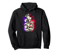 Chaotic Neutral Fox Spirit Energy Unpredictable Funny Pullover Hoodie