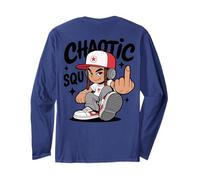 Chaotic Squad Streetwear Urban Style Cartoon (Art Back) Long Sleeve T-Shirt