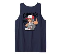 Chaotic Squad Streetwear Urban Style Cartoon (Art Back) Tank Top