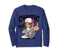 Chaotic Squad Streetwear Urban Style Cartoon Long Sleeve T-Shirt