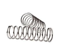 CHAOUYYZ 1-10Pcs Coil Spcylindrical Helical Coil Compressed Backspshock Absor65Mn Steel Wire/100Mm (5Pcs)/15Mm