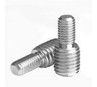 CHAOUYYZ 1/2/5Pcs Ss 304 Adapter Male to Male Transfer Screws Double Head Transfer Screw Bolt M3/M4 M5 M6 M8 M10 M12 M14 M16/M20 Full Thread/Color/5Pcs M5*15-M6*15