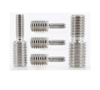CHAOUYYZ 1/2/5Pcs Ss 304 Reducing Transfer Screws Screws Double-Ended Headless Screw Converter Bolt Camera Adapter M4 M5 M6 M8 M10 M12 M16 Full Thread/5Pcs M3*10-M5*10