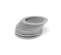 CHAOUYYZ 10/20/50 Pcs Thickn 0.5Mm-M20 Stainless Steel Flat Washer Ultra Thin Gasket High Precision Adjusting Gasket Thin Shim Sus304/10 * 18 * 0.5 (20Pcs)