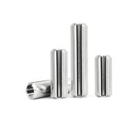 CHAOUYYZ 100Pcs M1.5 M2 M2.5 M3 Ss 304 Elastic Pin Gb879 Cylindrical Positioning Pin Split Pin Spinsert Pin/100Pcs/M2_30Mm