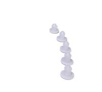 CHAOUYYZ 10Pcs Silicrubber Hole Caps Solid T-Type Plug Cover Snap-On Gasket Blanking End Cap 2.5/3/3.5/4Mm/Transparent/2.5Mm