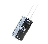 CHAOUYYZ 2/5/20Pcs 6.3V 10V 16V 25V 35V 50V 400V 450V,1Uf 2.2Uf 4.7Uf 10Uf 1000Uf 22Uf 33Uf 47Uf 470Uf 100Uf 220Uf Aluminum Electrolytic Capacitor/50V 2.2Uf 50Pcs