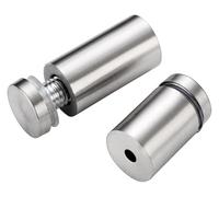 CHAOUYYZ 2Pcs Stainless Steel Advertising Nails Acrylic Support Column Glass Fixing Parts Billboard Decorative Screws/2 Pcs/16 * 50Mm