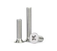 CHAOUYYZ 4-400Pcs Ss 304 Flat Head Screws/M1.6X8Mm-600Pcs
