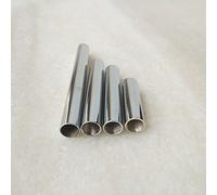CHAOUYYZ 4Pcs M10 Double Ended Fully Threaded Metal Plated Black Hollow Tube,for Lighting Accessories/120Mm/Chrome