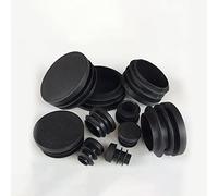 CHAOUYYZ 50Pcs Diameter 12-76Mm Round Plastic Blanking End Cap Chair Table Feet Cap Tube Pipe Insert Plug Decorative Dust Cover 4/8/10/16/20Pcs/Black/74Mm