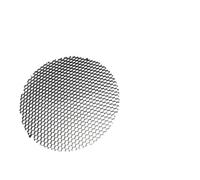 CHAOUYYZ 5Pcs,Led Soft Light Shade Hood Downlight Spotlight Black Round Honeycomb Mesh Coverglaredazzling Light Aluminum/45Mm