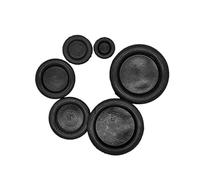 CHAOUYYZ Blanking Grommets Rubber Grommet Closed Gromet Blind Plug Bungs Dust-Proof Coil Single-Sided Circular Electric Box 1/2/5/10/20 Pcs/Color/16Mm-20Pcs