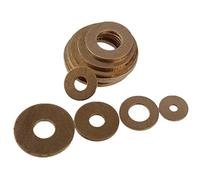 CHAOUYYZ Copper-Alloy Brass Flat Washer M2 M2.5 M3/M4 M5 M6 M8 M10 M12 M14 M16 M18 M20,Brass Washer Thickened Copper Metal Screw Plain Gasket Pad/50Pcs/M4*8 * 0.8