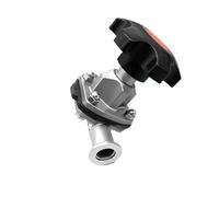 CHAOUYYZ Kf16 Kf25 Kf40 Kf50 Vacuum Diaphragm Valve Manual Ss 304,Vacuum Clamp Connection Diaphragm Valve Nw/Kf25