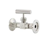 CHAOUYYZ Kf16 Kf25 Kf40 Vacuum Precision Control Valve Stainless Steel Micro-Control Valve Needle 304 Stainless Flow Control Stop Valve/Kf50