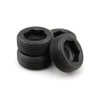 CHAOUYYZ M10~M33 Black Carbon Steel Male Thread Hex Socket Oil Line Plug Throat Tap Stop Plug Set Screw/1Pcs/M26*1.5Mm