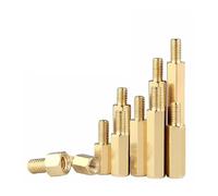 CHAOUYYZ M2 M2.5 M3 Hex Brass Spacing Screws Threaded Pillar PCB Computer Pc Motherboard Standoff Spacer 10Pcs/M3/7Mm